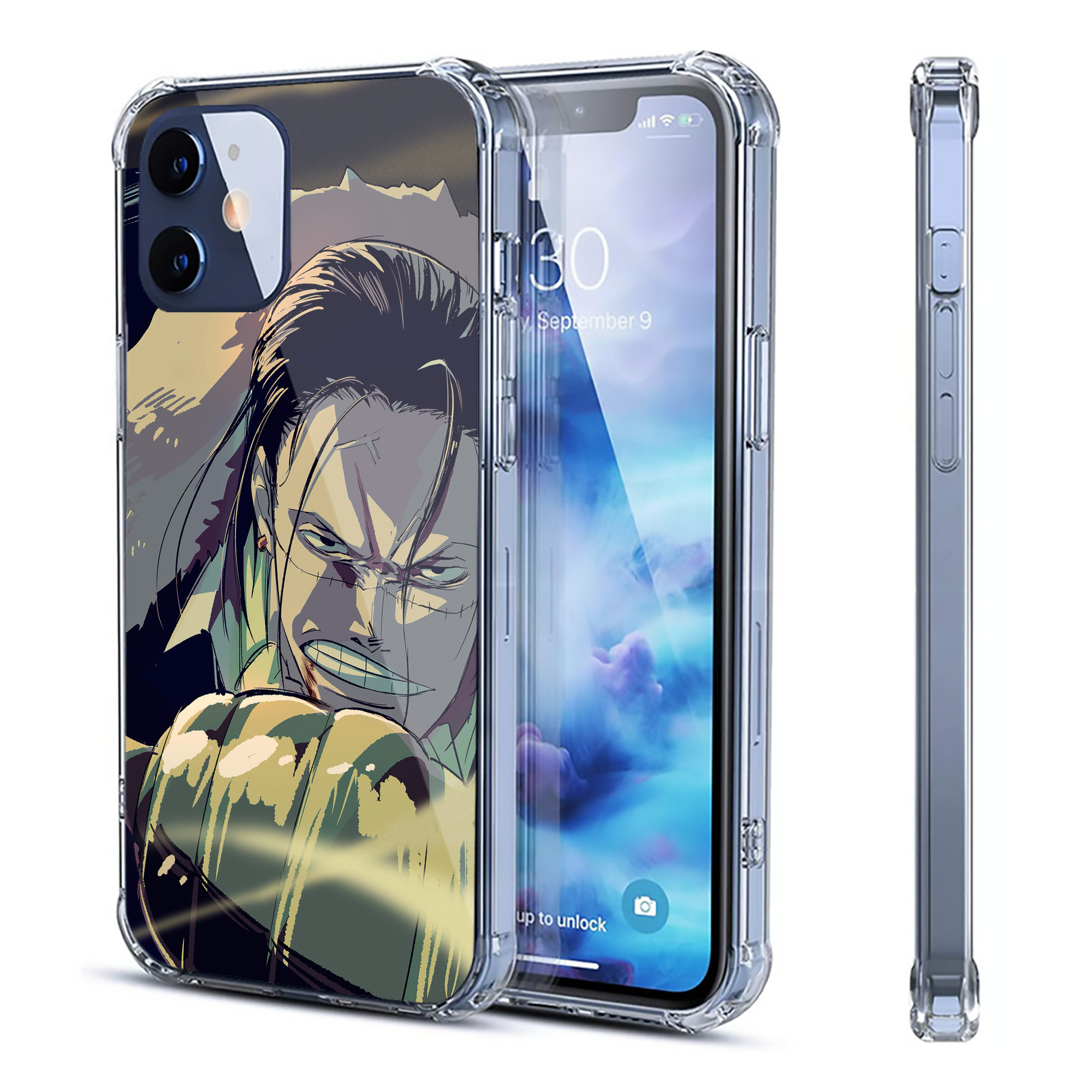 （画像用） ワンピース ONE PIECE 【iPhone 12シリーズ対応】透明スマホケース（クリアソフトケース）